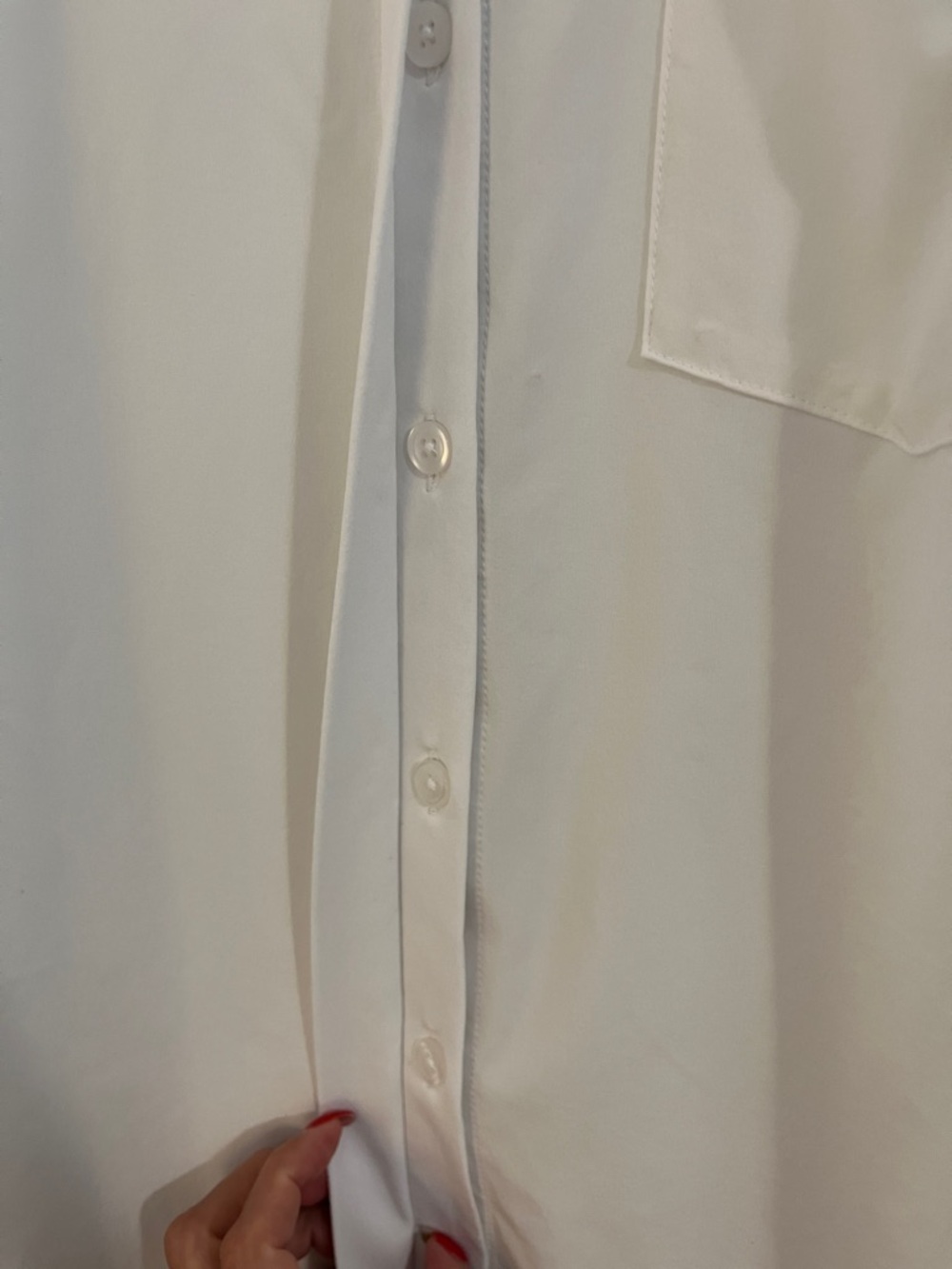 Athleta Crisp White Sleeveless Collared Top - Picture 6 of 12
